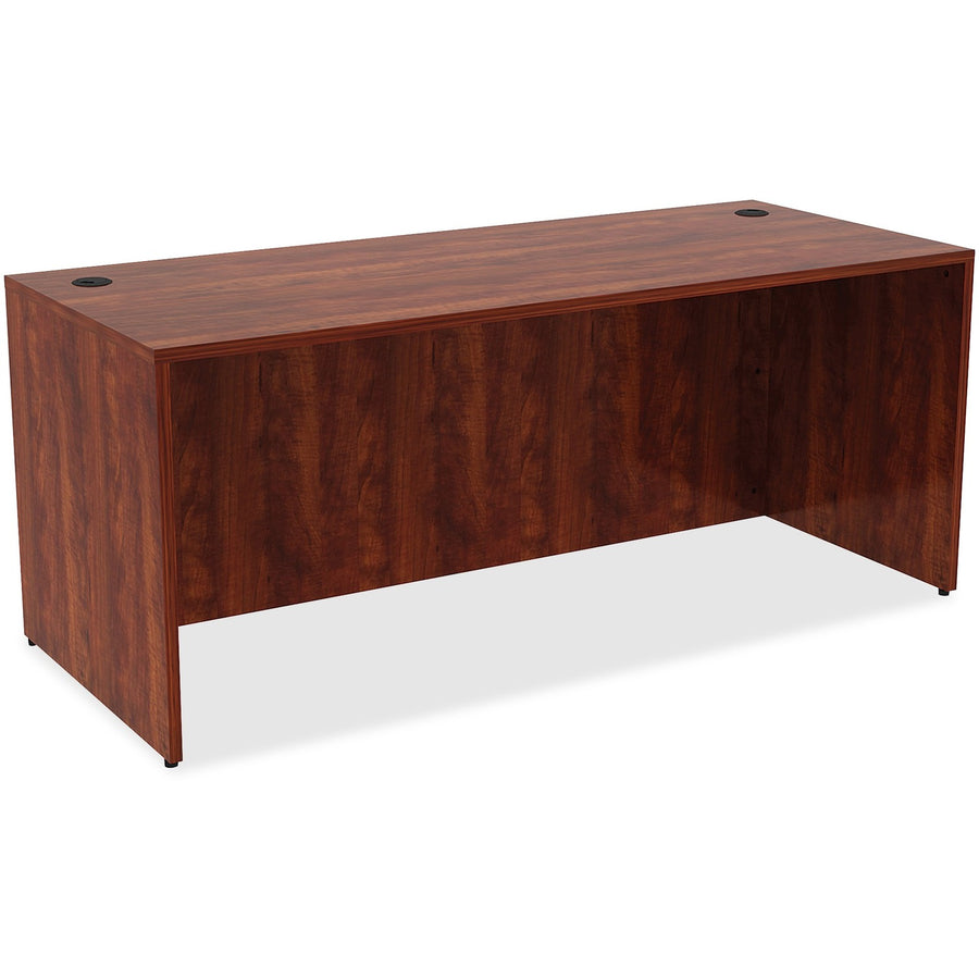 Lorell Essentials Series Rectangular Desk Shell, Metal, Lockable, LLR69534