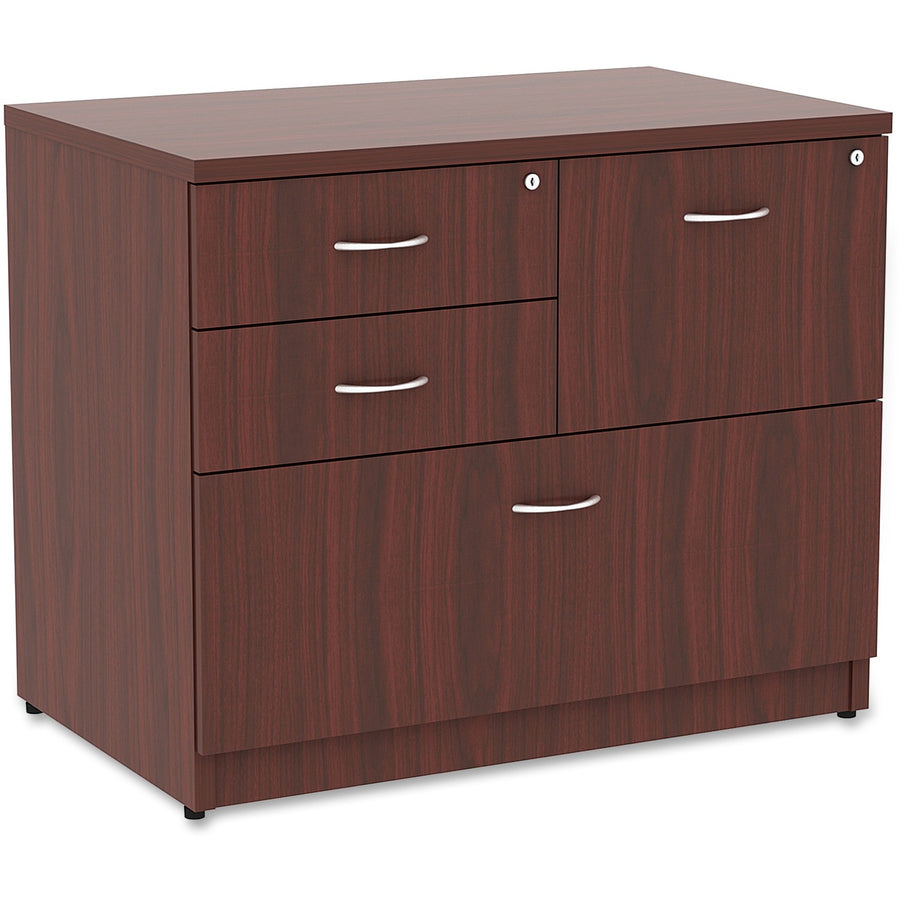 Lorell Essentials Series Box/Box/File Lateral File, Adjustable Leveler, LLR69541