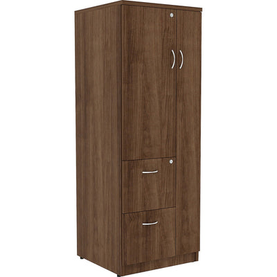 Lorell Essentials/Revelance Tall Storage Cabinet, 0.5" Length - Compartment, Lockable Drawer, LLR69889