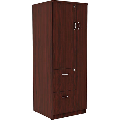 Lorell Essentials/Revelance Tall Storage Cabinet, Brown, LLR69897