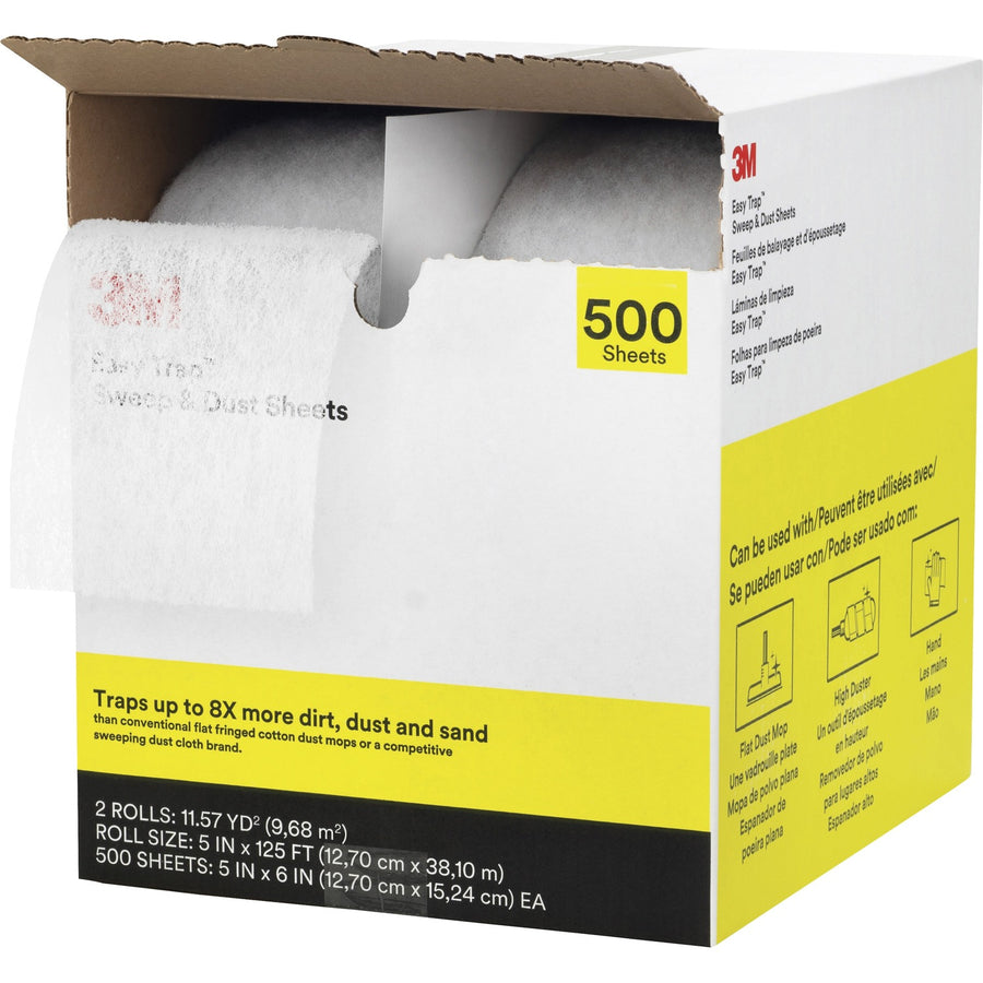 3M Easy Trap Duster, White, Launderable, 2 / Carton, MMM55655W