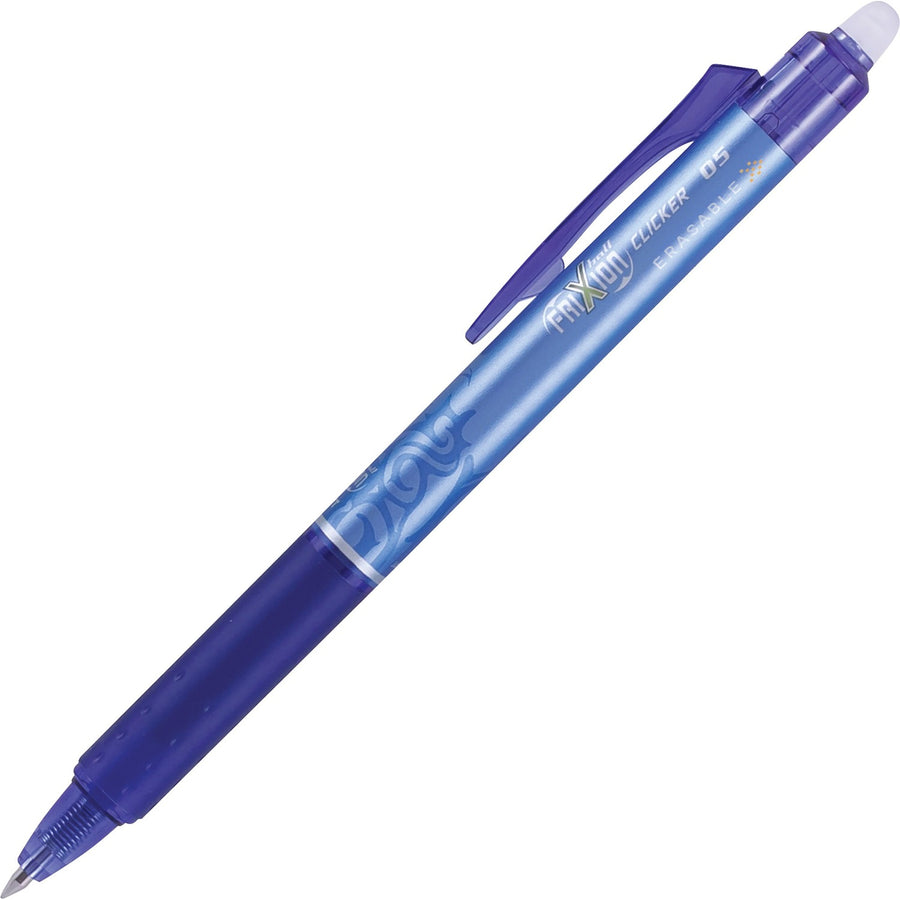 Pilot Gel Ink Pens, FriXion Ball Clicker, Blue, Smooth Writing, 1 Dozen, PIL32521