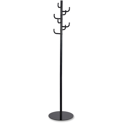 Safco Hook Head Coat Rack, Black, /CT — view 1