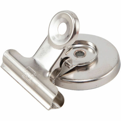 Charles Leonard Magnetic Spring Clips, 24 / Box, LEO68512