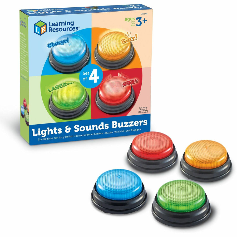 Learning Resources Lights & Sounds Buzzers Set, LRNLER3776