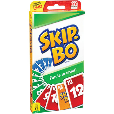 Mattel Skip-Bo Card Game, Assorted, MTT42050