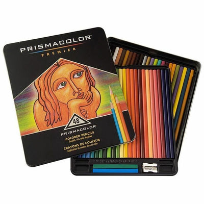 Newell Prismacolor Premier Colored Pencils - 48/Set, 48 / Box, SAN3598THT