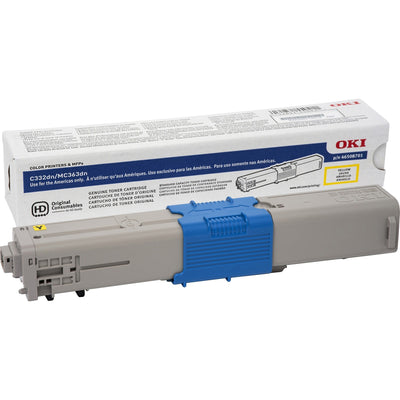 OKI Data Original LED Toner Cartridge - Yellow -, OKI46508701