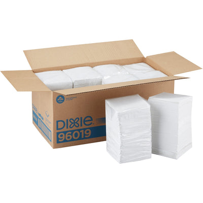 Georgia Pacific . Dixie 1/4-Fold Beverage Napkin, White, 8 / Carton, GPC96019CT