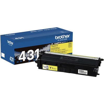 Brother Original Standard Yield Laser Toner Cartridge - Yellow -, /BX 4BX/CT — view 1