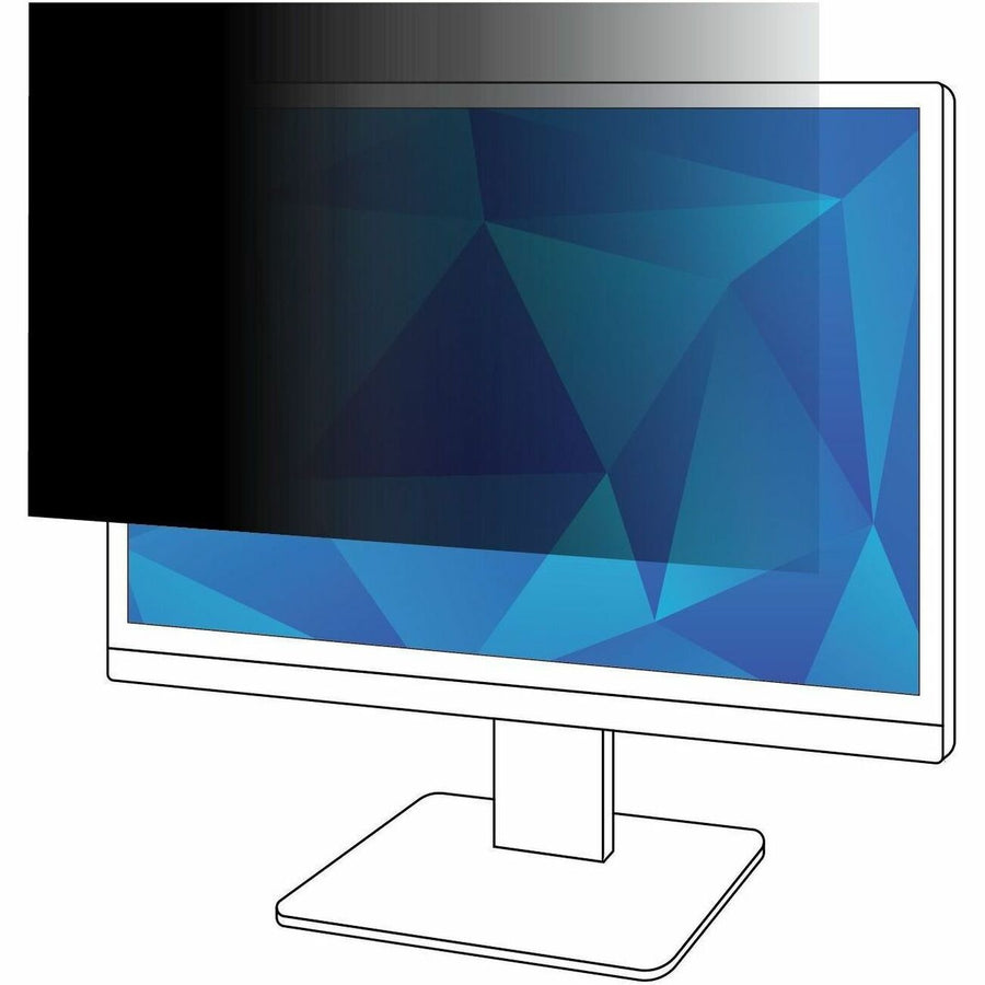 3M Privacy Filter for 24in Monitor, 16:9, PF240W9B, 20.94" x 11.79", Matte, MMMPF240W9B