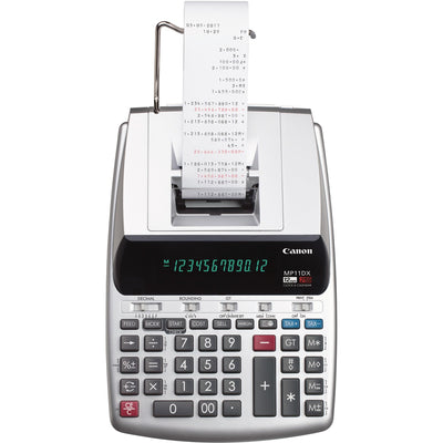 Canon MP11DX 2-Color Printing Calculator, Silver, CNMMP11DX2