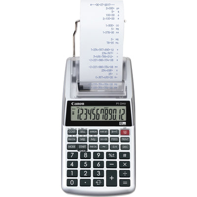 Canon P1DHV3 Compact Printing Calculator, Sliver, CNMP1-DHV-3