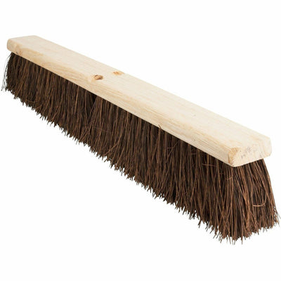 Genuine Joe 24" Push Broomhead, Brown, GJO99652