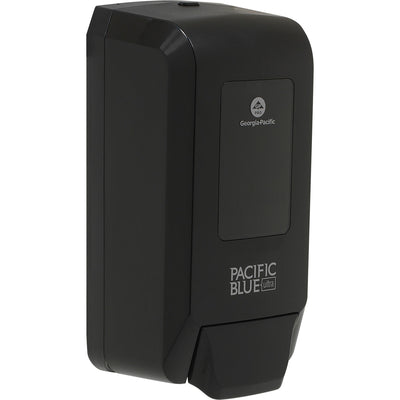 Georgia Pacific Pacific Blue Ultra Foaming Hand Soap/Hand Sanitizer Wall-Mounted Manual Dispenser, Black, GPC53057