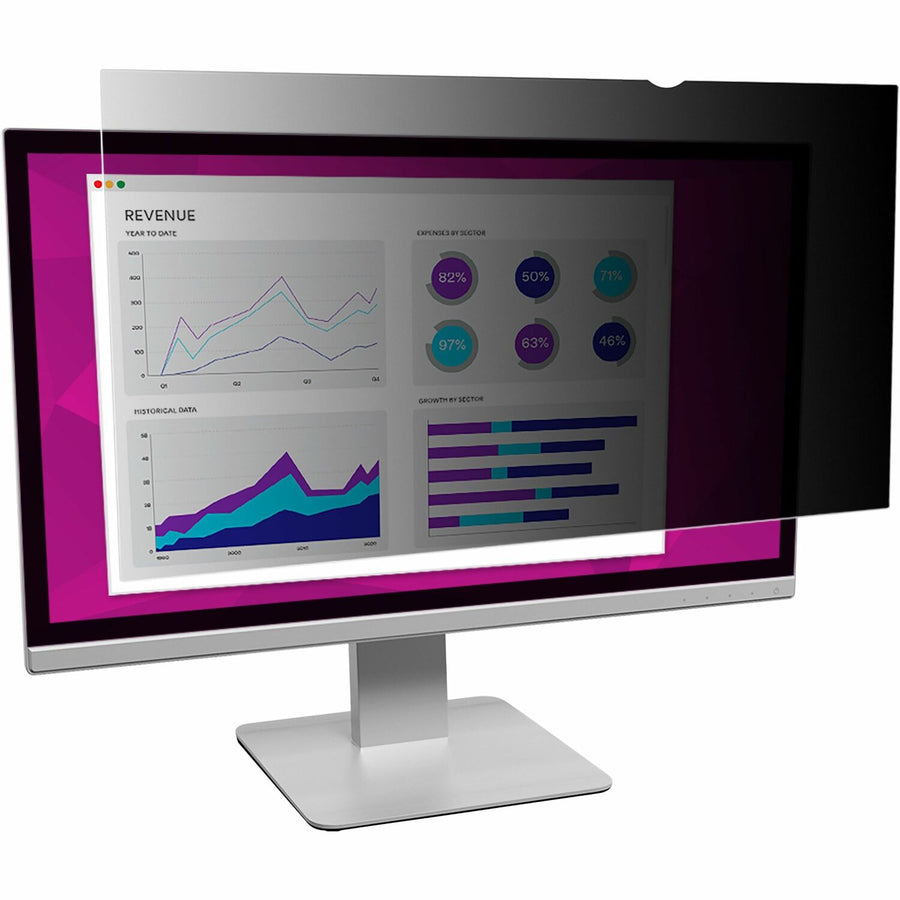 3M High Clarity Privacy Filter, 20.94" x 11.81", Glossy, MMMHC240W9B