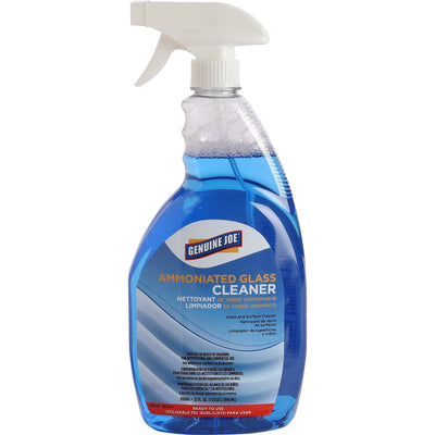 Genuine Joe Ammoniated Glass Cleaner, Blue, GJO99669