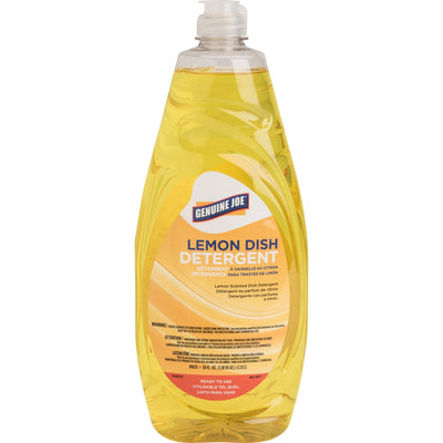 Genuine Joe Dish Detergent, Yellow, GJO99675