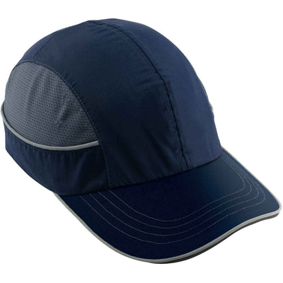 Tenacious Ergodyne Long-brim Bump Cap, Navy Blue, EGO23345