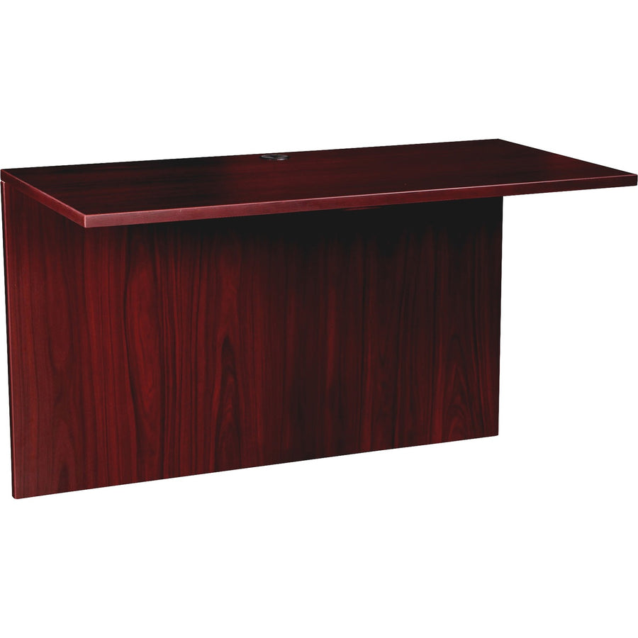 Lorell Prominence 2.0 Bridge, 1" Thickness - Top, Particleboard, Durable, LLRPB2448MY