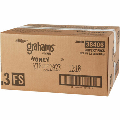 Kellanova Kellogg's Grahams Honey Crackers, 200 / Carton — view 1