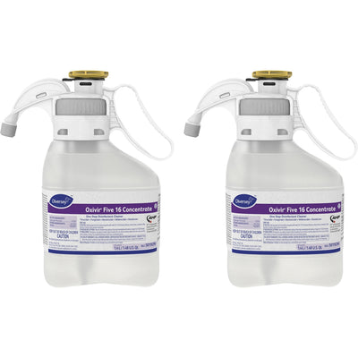 Diversey Oxivir Five 16 Disinfectant Cleaner, Clear, 2 / Carton, DVO5019296CT