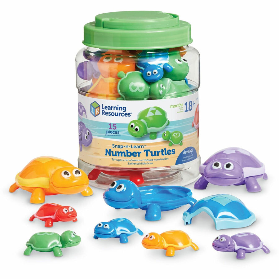 Learning Resources Snap-n-Learn Number Turtles, 4EA/CT — view 1