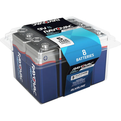 Energizer Holdings Rayovac Fusion Advanced Alkaline 9V Batteries, RAYA16048PPK