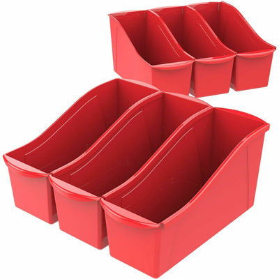 ERA Storex Storex Multiuse Bins Red 6/pkg, 6 / Carton, STX71102U06C