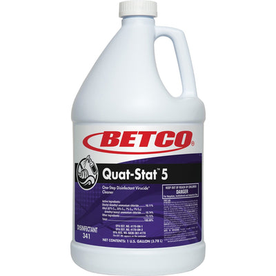 Betco Quat-Stat 5 Disinfectant Gallon, Purple, BET3410400