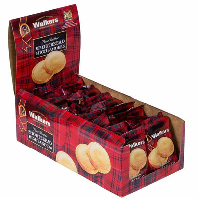 Office Snax Walkers Shortbread Highlanders Cookies, 1 Box, OFXW1177D