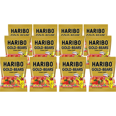 Haribo Gold-Bears Gummi Candy, 12 / Carton, HRB30220
