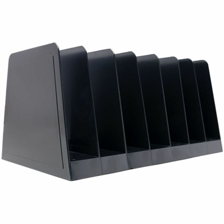 Business Source Desk Step Sorter, Black, /BX 4BX/CT — view 1