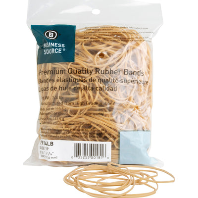 Business Source Rubber Bands, Natural, 425 / Pack — view 1