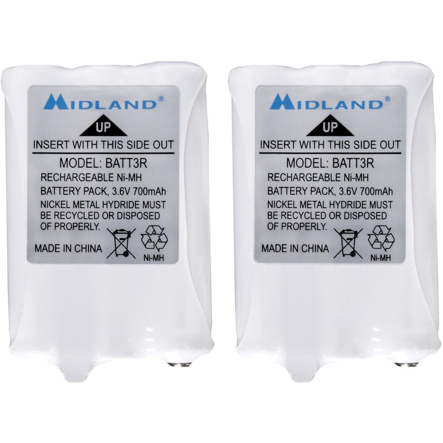 Midland Rechargeable Battery Pack, 1 Pair, MROAVP14