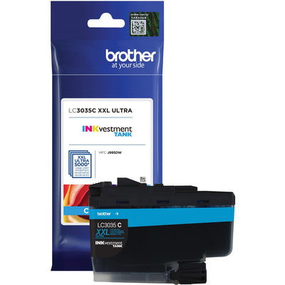 Brother INKvestment Original Ultra High Yield Inkjet Ink Cartridge - Single Pack - Cyan -, /BX 5BX/PK 4PK/CT — view 1