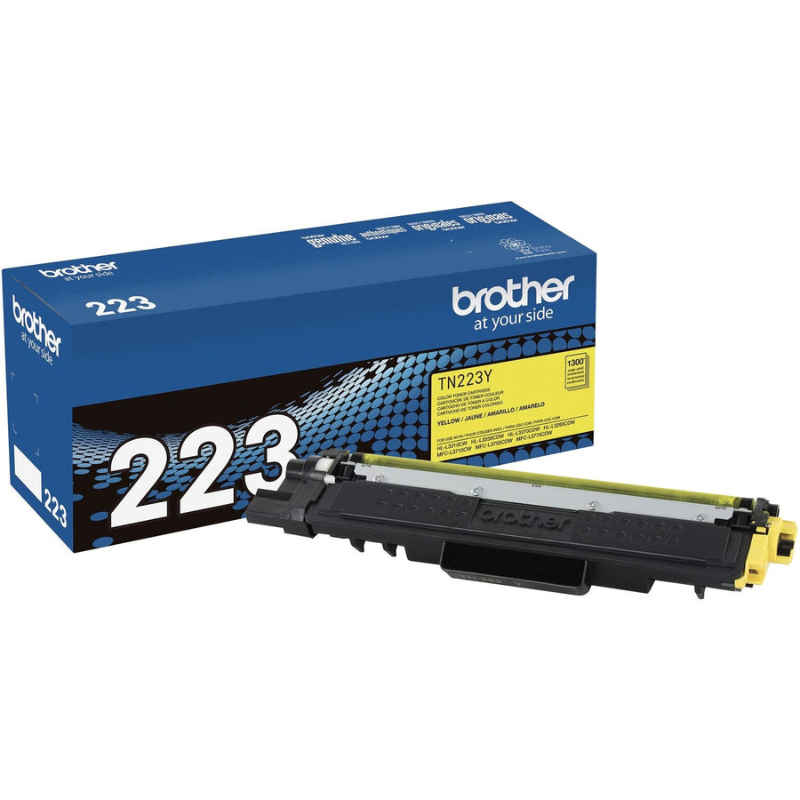 Brother TN-223Y Original Standard Yield Laser Toner Cartridge - Yellow -, /BX 4BX/CT 42CT/PL — view 1