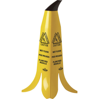 Impact 2' Banana Safety Cone, Yellow, 3 / Carton, IMPB1001