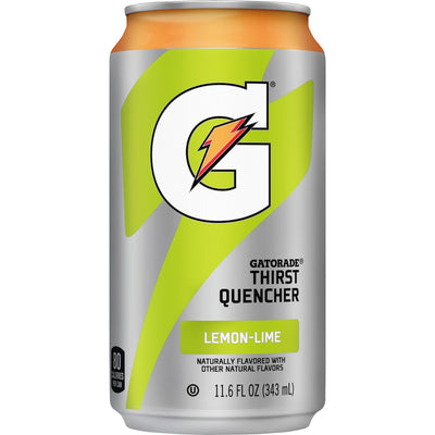 Gatorade Lemon/Lime-Flavored Thirst Quencher, 2.6" x 4.8", 24 / Carton, QKR00901
