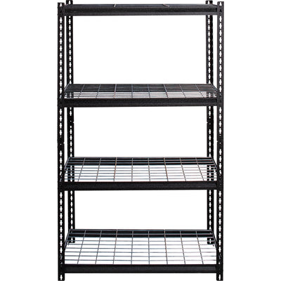 Lorell Wire Deck Shelving, Black, LLR99928