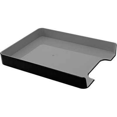 Advantus Fusion Letter Tray, Black, /BX 4BX/CT — view 1