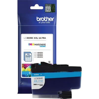 Brother INKvestment Original Ultra High Yield Inkjet Ink Cartridge - Single Pack - Cyan -, /BX 5BX/PK 4PK/CT — view 1