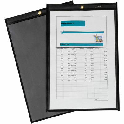 C-Line Stitched Shop Ticket Holders, Clear, 1 Box, CLI45117