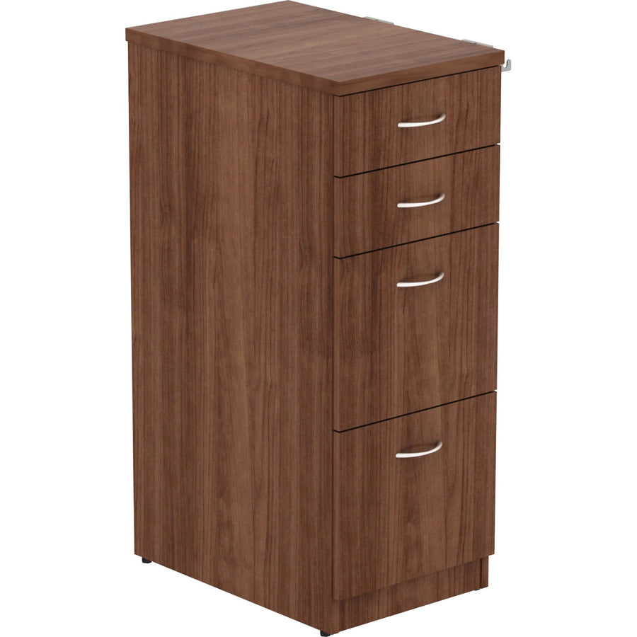Lorell Relevance Series 4-Drawer File Cabinet, Laminate, Adjustable Feet, LLR16236