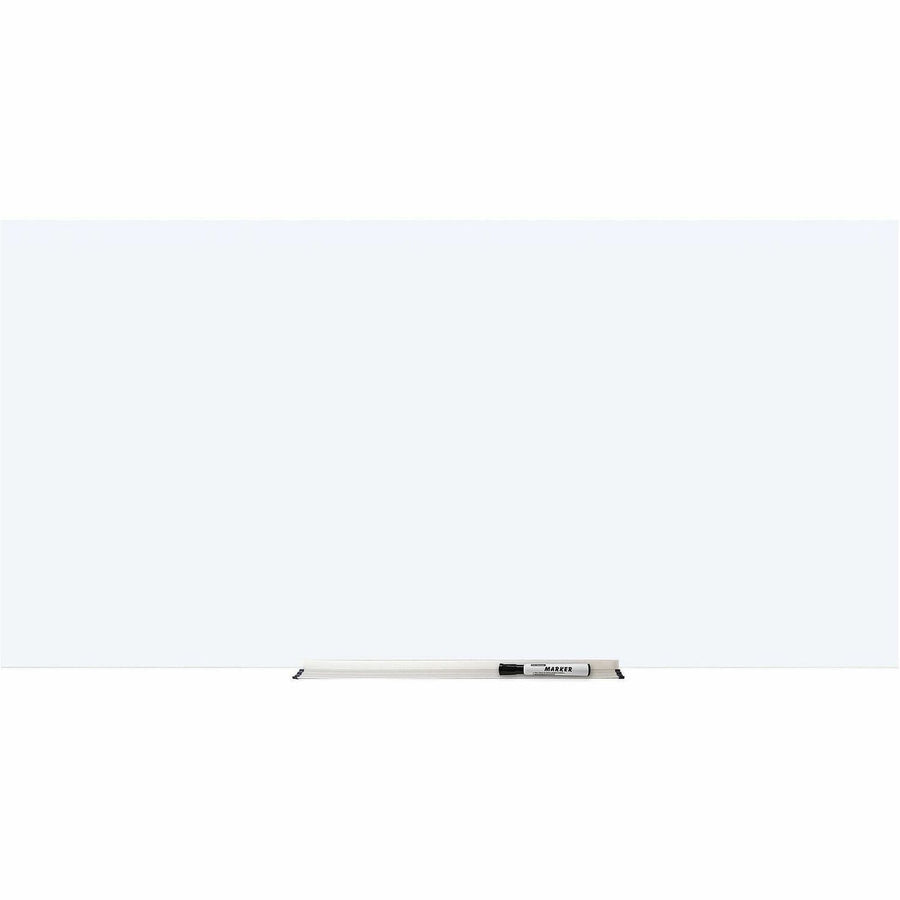 Lorell Magnetic Glass Dry-Erase Board, Wipeable, LLR55661