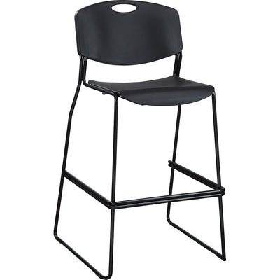 Lorell Heavy-duty Bistro Stack Chairs, 2 / Carton, LLR62535