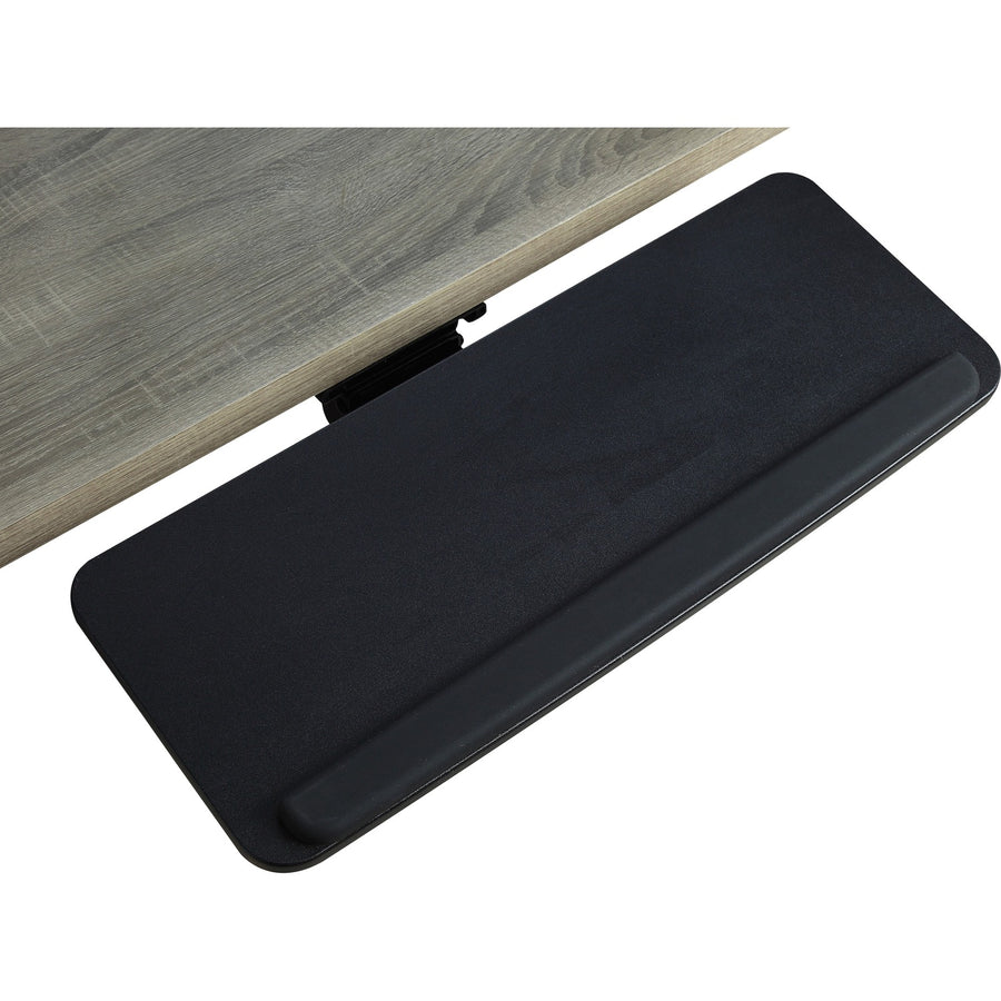 Lorell Universal Keyboard Tray, 10.9" x 5", Black, Adjustable Height, LLR99543