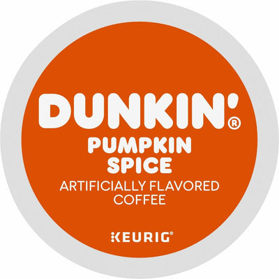 Dunkin' K-Cup Pumpkin Spice Coffee, 22 / Box, GMT7596