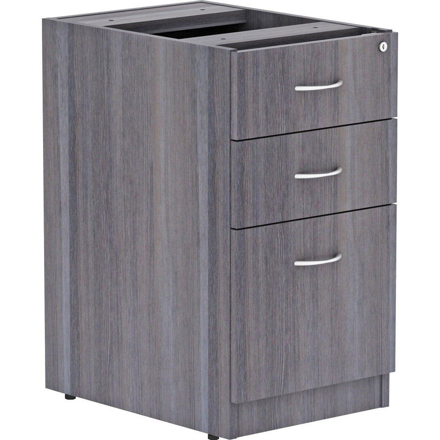 Lorell Essentials Series Box/Box/File Fixed File Cabinet, Built-in Hangrail, LLR69558