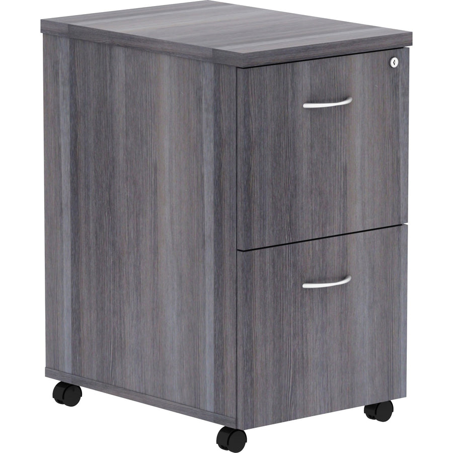 Lorell Essentials Series File/File Mobile File Cabinet, Mobility, LLR69561